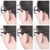 iGeyzoe Eyeglasses Silicone Ear Hooks Retainers, Anti-Slip Holder Stoppers, Temple