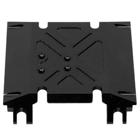 SPYMINNPOO RC Center Skid Plate, Center Gear Box Mount Skid Plate Accessories Suitable for Axial WRAITH 90018 90048 1/10 RC Car (Black)