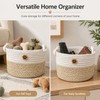 2 PCS Dog Toy Basket, Adorable Dog Toy Box for