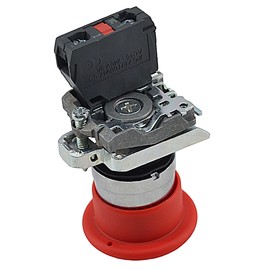 BUYMACHINERYPARTS 4360475 E-Stop Switch, Push Button Actuator, Manual Operation, Compatible With JLG Scissor Lift Boom Lift