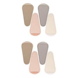 Healeved 8pcs Cuticle Scissor Protector Pu Covers for Manicure Pedicure Tools Versatile Nipper Sleeves for Home Salon Use Easy to