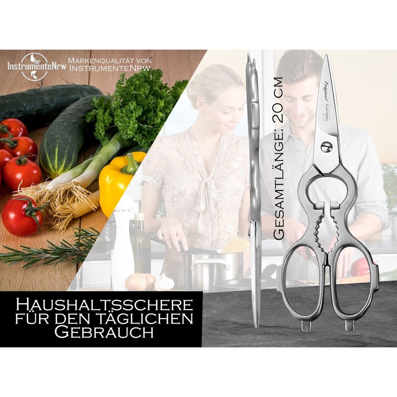 Classic Kitchen Scissors from Solingen Household Scissors Made in Germany