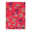 Sara Miller tea towel Tahiti zebra repeat red