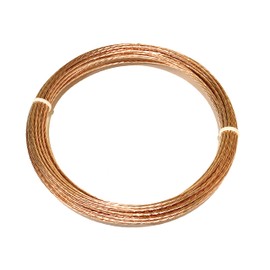 AC/DC Wire and Supply Soft Annealed Ground Wire Stranded Bare Copper 8 AWG Pool Spa Generator Heating Cooling Arts Crafts (10 FT)