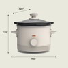 bella 1.5 Qt Slow Cooker with 3 Heat Manual Control,
