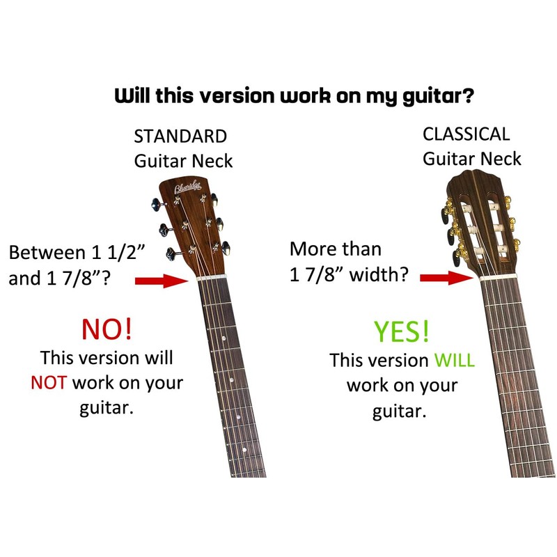Chord Buddy Guitar Learning Device for Wide-Neck CLASSICAL Guitars ChordBuddy