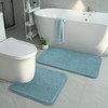 HOMORE Bathroom Rug Set 2 Piece, Soft Absorbent Bath Mats