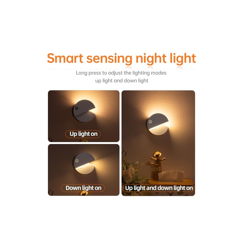 Rechargeable Magnetic Baby Night Light with Motion Sensor