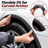 Wheel Arch Fender Protectors for Car Exterior – 4-Piece Carbon