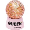 Sheepworld Dream Globe with Queen Motif Print, Snow Globe for