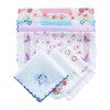 La closure Women's 100% Cotton Handkerchiefs Print Floral Handkerchief Assorted