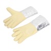 1 Pair Aluminum Foil Gloves High Temp Resistance Heat Insulation