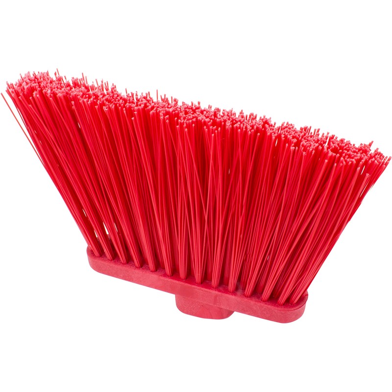 SPARTA Plastic Broom Head, Angled, Un-Flagged for Large Debris Indoor,