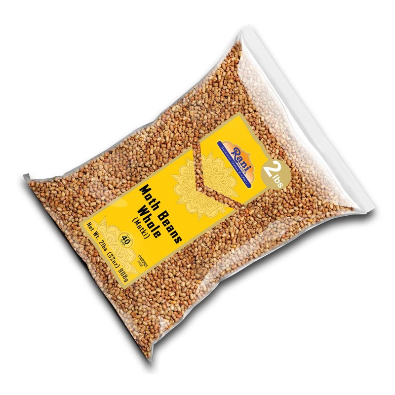 Rani Moth Beans Whole 32oz (2lbs) 908g ~ All Natural