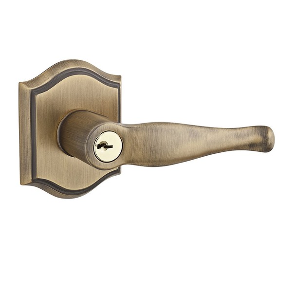 Baldwin Reserve Endectar049 Entry Decorative Lever And Traditional Arch Rose