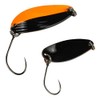 FTM Spoon Break 2.2 g - Blinker for Spin Fishing for Trout, Trout Blinker for Trout Fishing on Trout Lake, Spoon Blinker, Colour: Orange/Black/Black