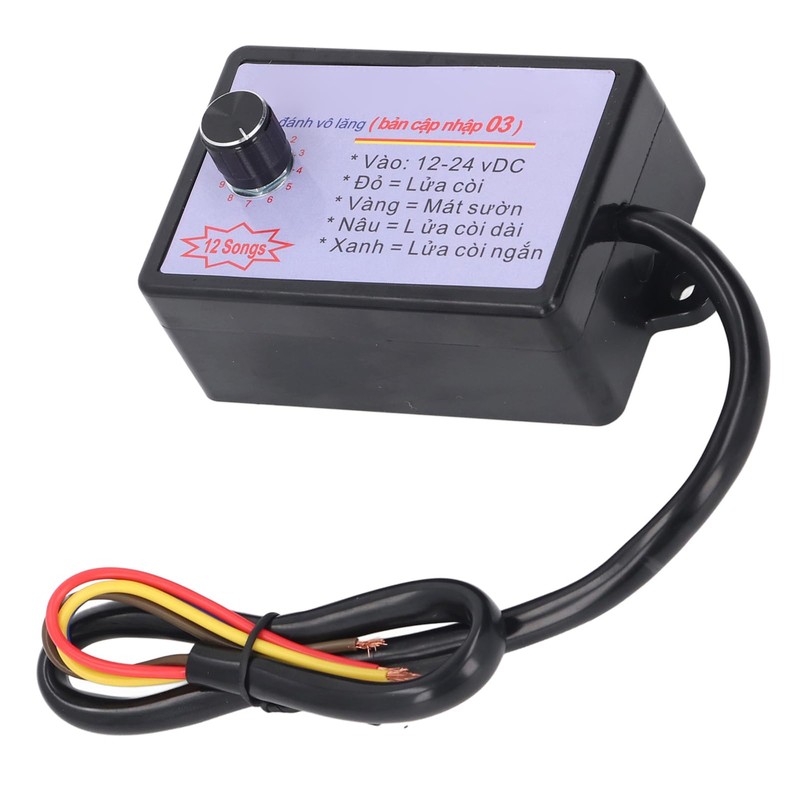 12 Tone Horn Controller Enhance Sound Quality Universal Fit Car