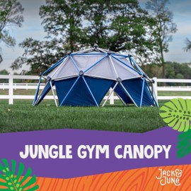 Jack & June Canopy Cover Designed to Attach to Jungle Gym Provides Shade and Protects from Sun, Includes a Window for Added Airflow