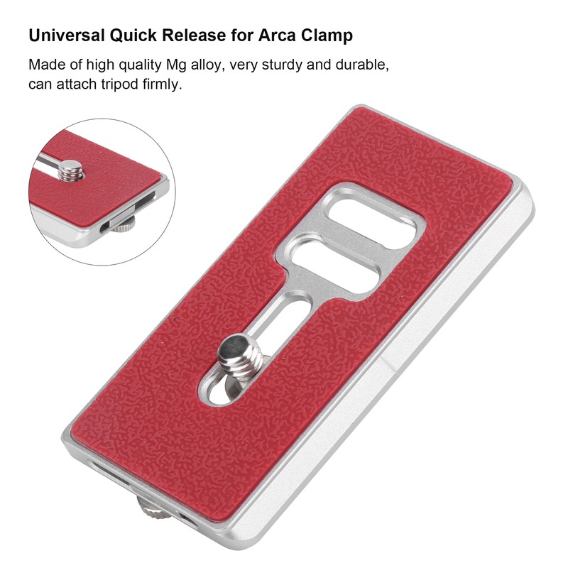 Universal 70mm Ultra Thin Camera Tripod for Arca Plates Quick