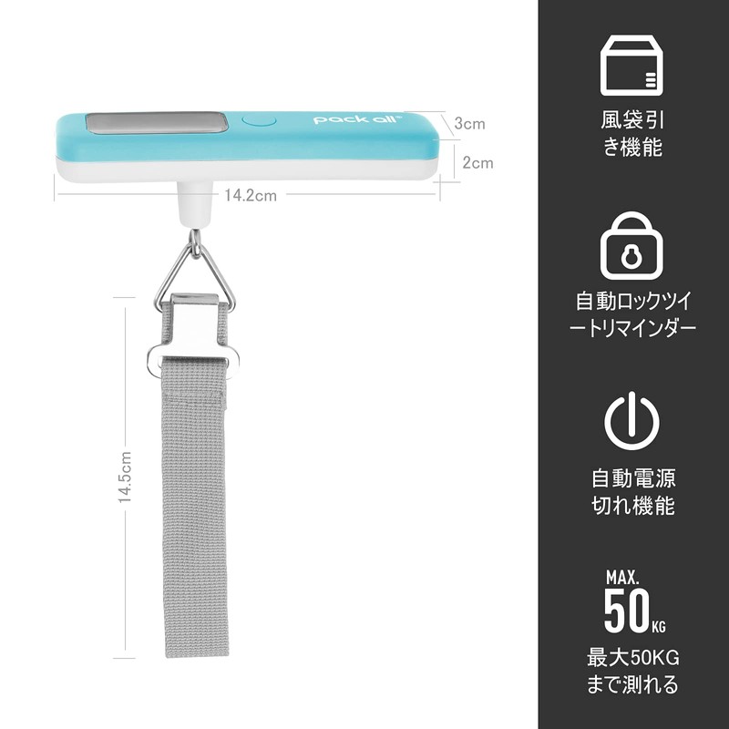 pack all Luggage Travel Scale Portable Luggage Scale Digital Electronic
