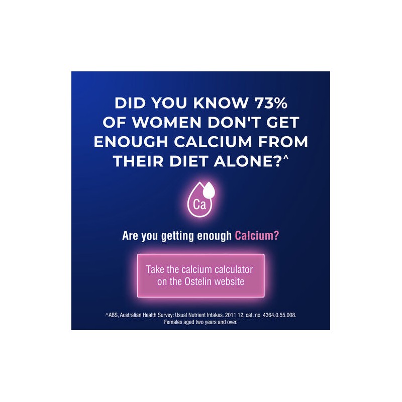 Ostelin Calcium & Vitamin D3 60 Tablets