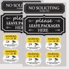No Soliciting Sign Sticker