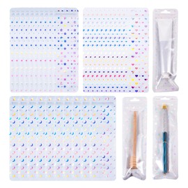 Crafans 30 Pieces Rectangle Ziplock Bags, Small Plastic Packaging, Ziplock Bags with Transparent Window, Resealable Bags, Ziploc Sorting Bags for Travel and