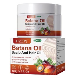 Raw Organic Batana Oil for Hair Growth,Unrefined Oil from Honduran Rainforests,Prevent Hair Loss, Eliminates Split Ends and Damaged Hair for All Hair Types
