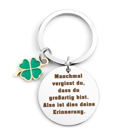 OZOSHINE Abitur 2024 Gifts Best Friend Gifts Key Ring Motivational Gifts Courage Gift Passed Exam Gift School Graduation Gift Matura Encouragement Gifts, Great