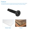 sourcing map 150Pcs Hex Socket Self Tapping Screws, 1/4" x