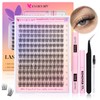 Lash Clusters Kit, Wispy Lash Clusters Natural Lash Extension Kit