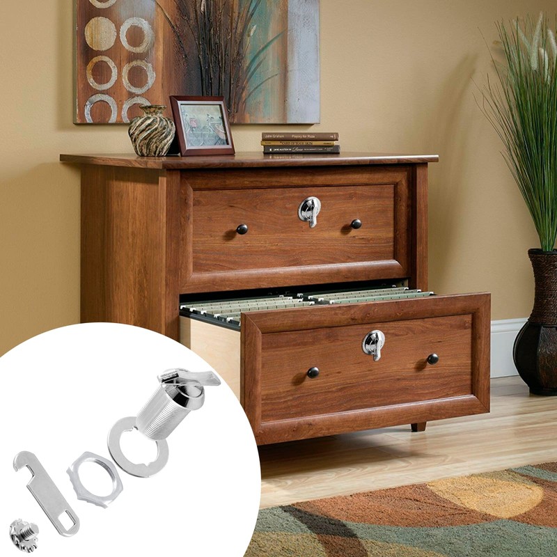 2 Packs 1 1/8" Thumb Operated Offset Cam Lock, T