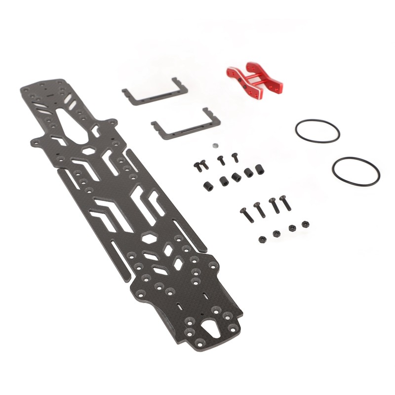 RC Car Chassis Plate Narrow Vertical High Traction Carbon Fiber