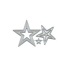 Christmas Pentagram Star Metal Die Cuts,Spring Sunflower Frame Leaf Cutting Dies Cut Stencils for DIY Scrapbooking Album Decorative Embossing Paper Dies for Card Making