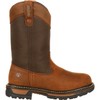 ROCKY Original Ride 200G Insulated Waterproof Wellington Boot, Brown, Size