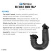 Fernco Qwik Trap Adapter Connects 1.25-inch or 1.5-inch Sink Tailpiece