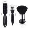 Cepillo De Limpieza De Cabello Para Barberos Negro