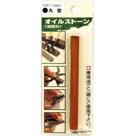 SK11 Oil Stone Stick Oil Whetstone Round 0.4 x 0.4 x 3.9 inches (10 x 10 x 100 mm)