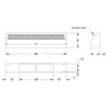 TruAire 48 Inch Baseboard Register (White)