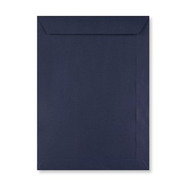50 Dark Blue C4 (to fit A4) Envelopes - 324mm x 229mm - Straight Pocket Flap Peel/Seal Blue Coloured Envelopes - 120gsm Clariana Paper - to Fit A4 Inserts (Unfolded)