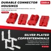 Uddick 4PCS 50A 6-10 Gauge Battery Cable Quick Connect/Disconnect Connector