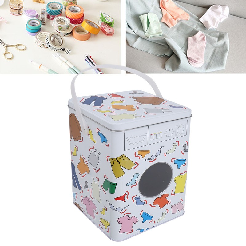 Laundry Detergent Powder Storage Box Simple Unique Cute Household Item