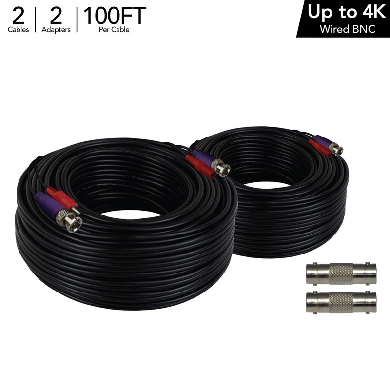 Night Owl 100 ft. in-Wall Rated Video/Power Camera Extension Cable
