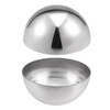 uxcell 101mm(3.98") Dia. Decorative Hollow Half Cap Ball 304 Stainless