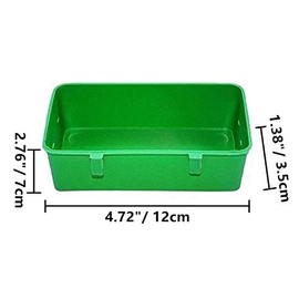 Litewood - Comedero para semillas de pájaro, alimentador de agua para loros, guacamayos africanos, periquitos, cacatúas, Conure, canario, pinzón de canario (11,9 cm)