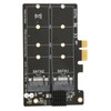 Adapter Card M.2 SATA to PCIE Dual Disk Array Card