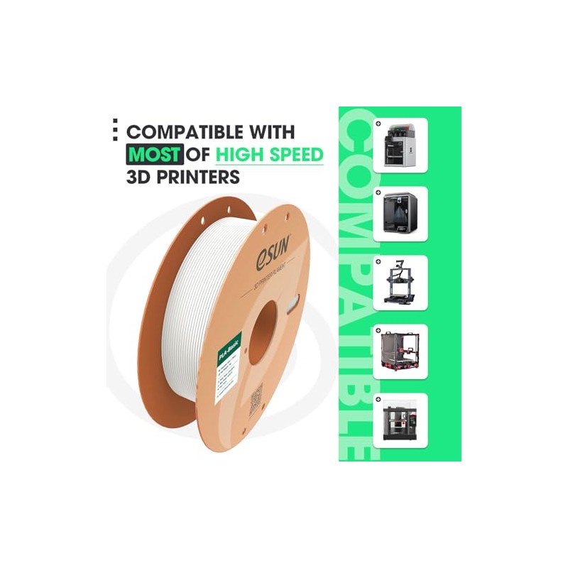 eSUN PLA Basic Filament 1.75mm, 1KG Spool (2.2 LBS) High