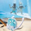 KLERICER Double Tubes Full Face Snorkel Mask,New Breathing Mode 180°