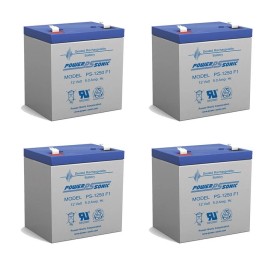 Power-Sonic Razor E100 E125 E150 Electric Scooter battery 12V 5AH - 4 Pack