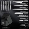 Kuisine Premium Knife Set,One Piece Molding High Carbon Stainless Steel